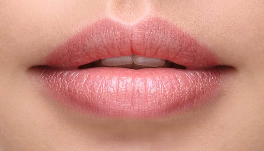 Lips after filler